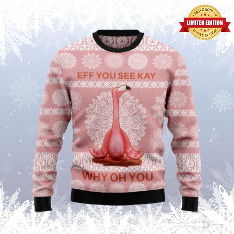 Flamingo Why Oh You Ugly Sweaters For Men Women