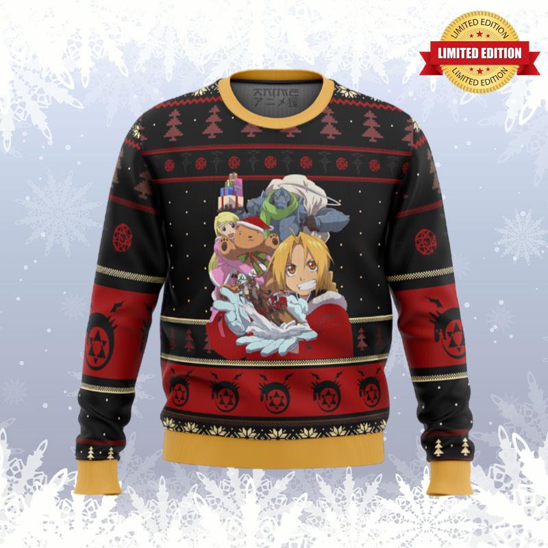 Fullmetal Alchemist Holidays Ugly Sweaters For Men Women