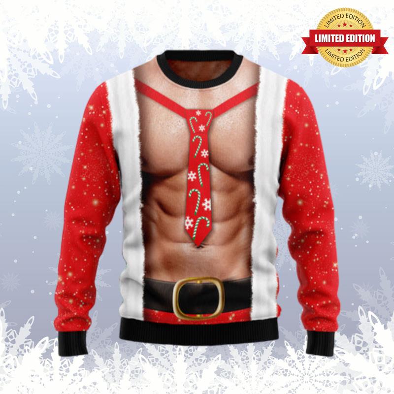 Funny Six Pack Muscle Ugly Sweaters For Men Women