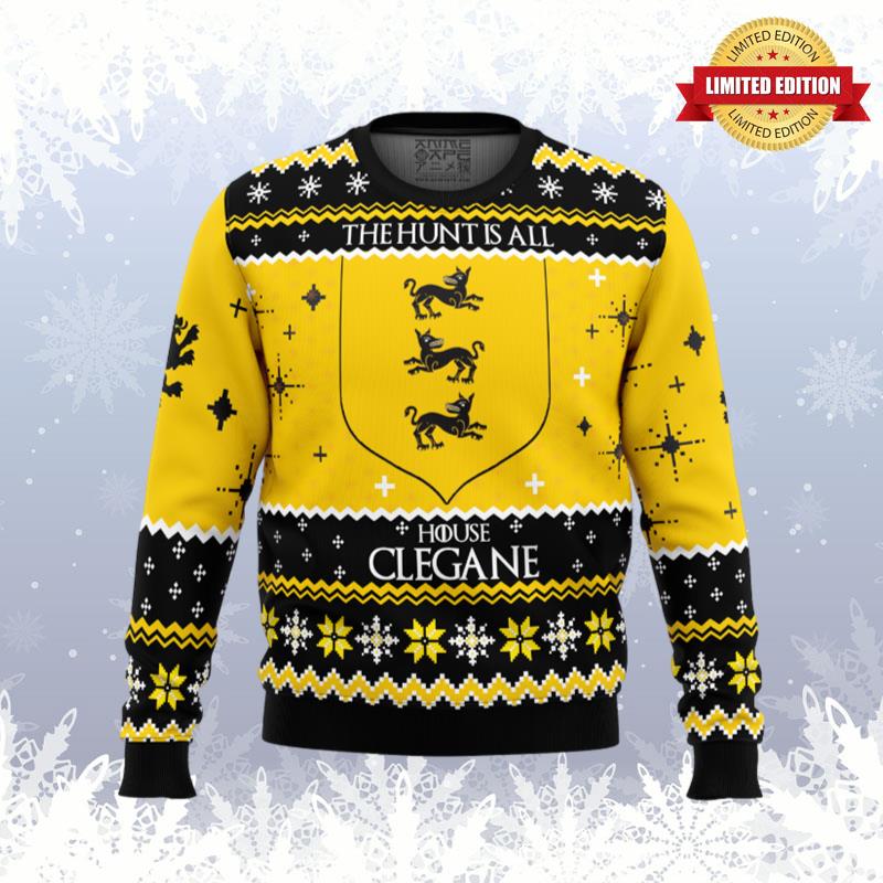 Game of Thrones House Clegane Ugly Sweaters For Men Women