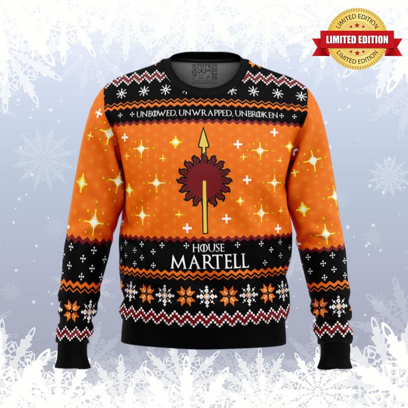 Game of Thrones House Martell Ugly Sweaters For Men Women