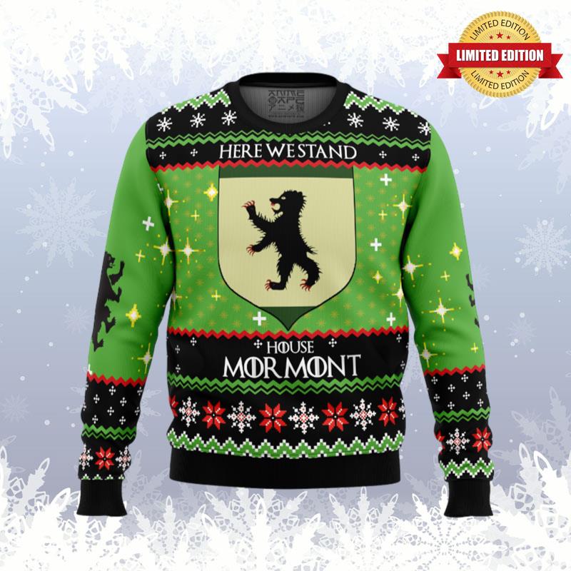 Game of Thrones House Mormont Ugly Sweaters For Men Women