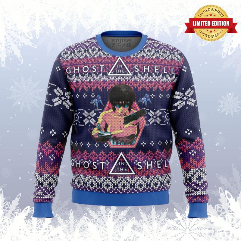 Ghost in the Shell Alt Ugly Sweaters For Men Women