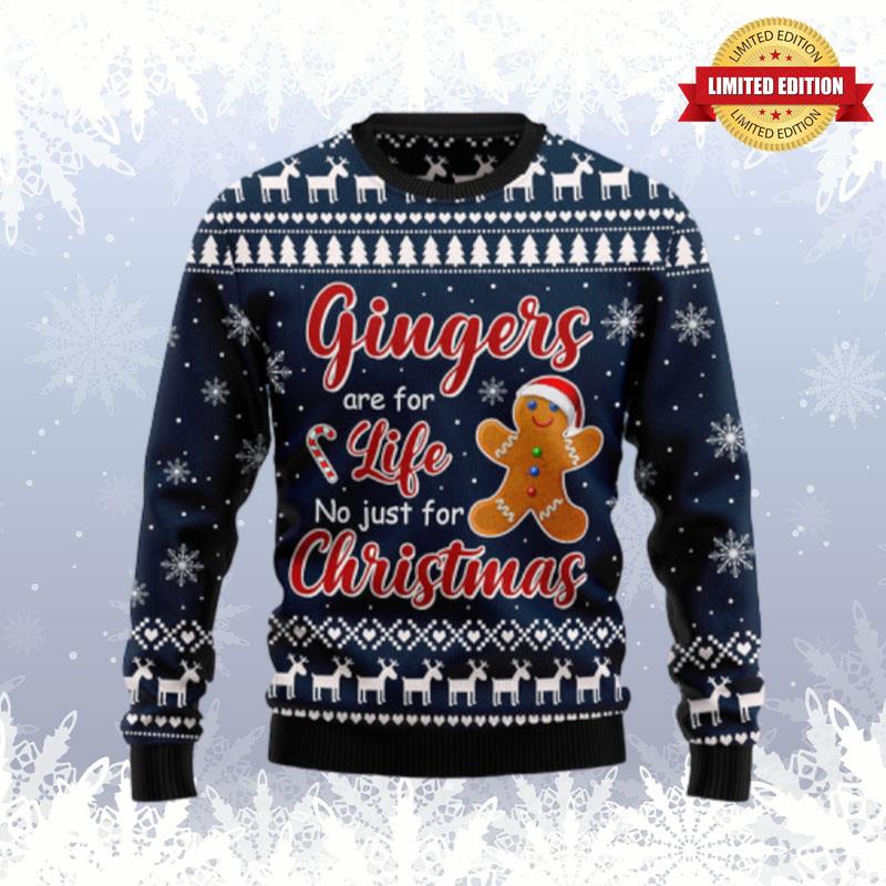 Gingers Are For Life Not Just For Christmas Ugly Sweaters For Men Women