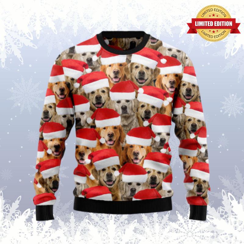 Golden Retriever Group Awesome Ugly Sweaters For Men Women