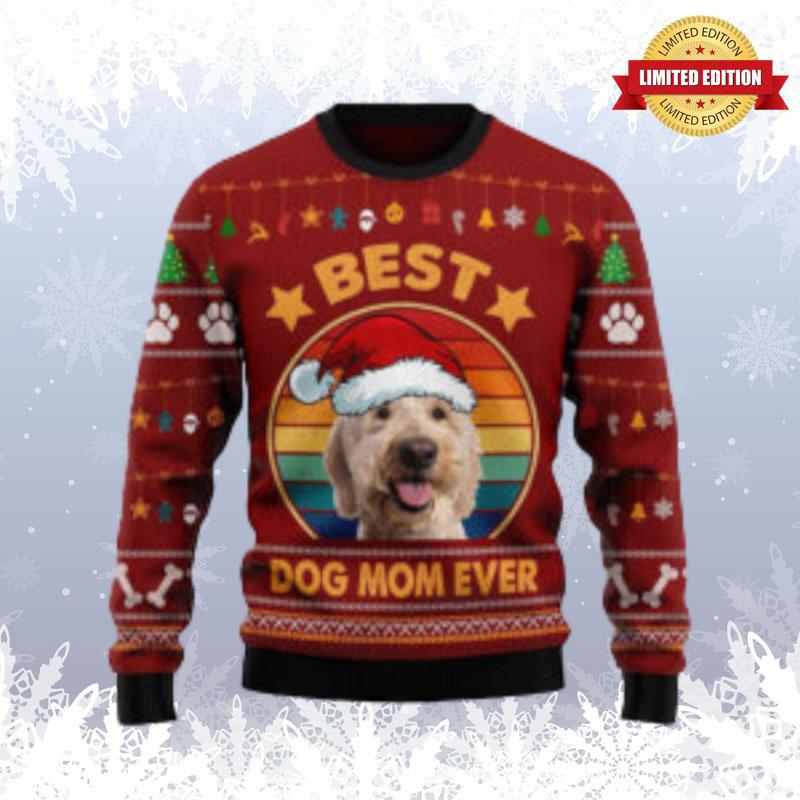 Goldendoodle Best Dog Mom Ever Cute Ugly Sweaters For Men Women