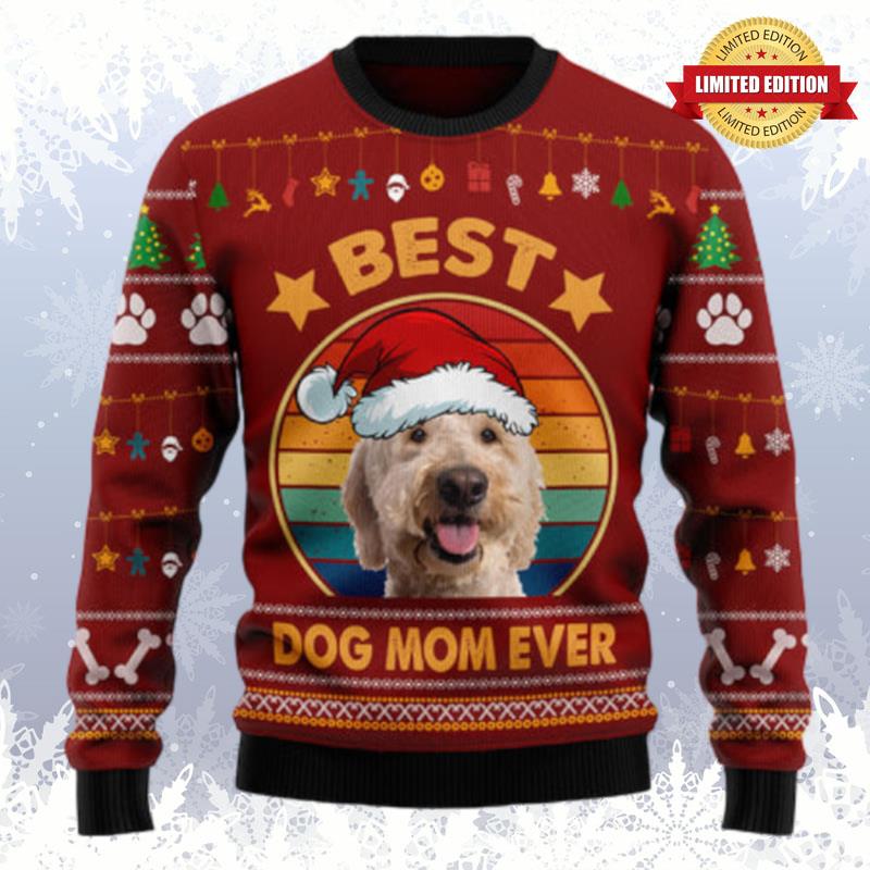 Goldendoodle Best Dog Mom Ever Ugly Sweaters For Men Women