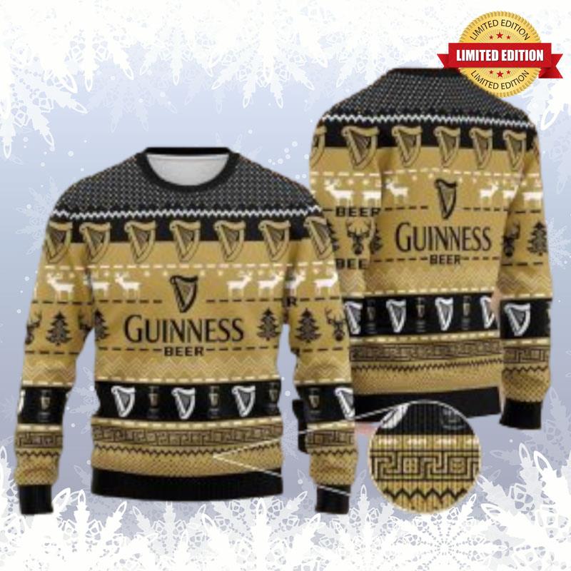 Guinness Christmas Ugly Sweaters For Men Women