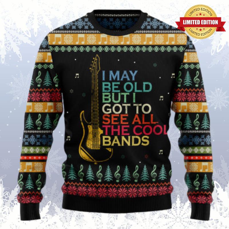 Guitar Old Vintage Ugly Sweaters For Men Women