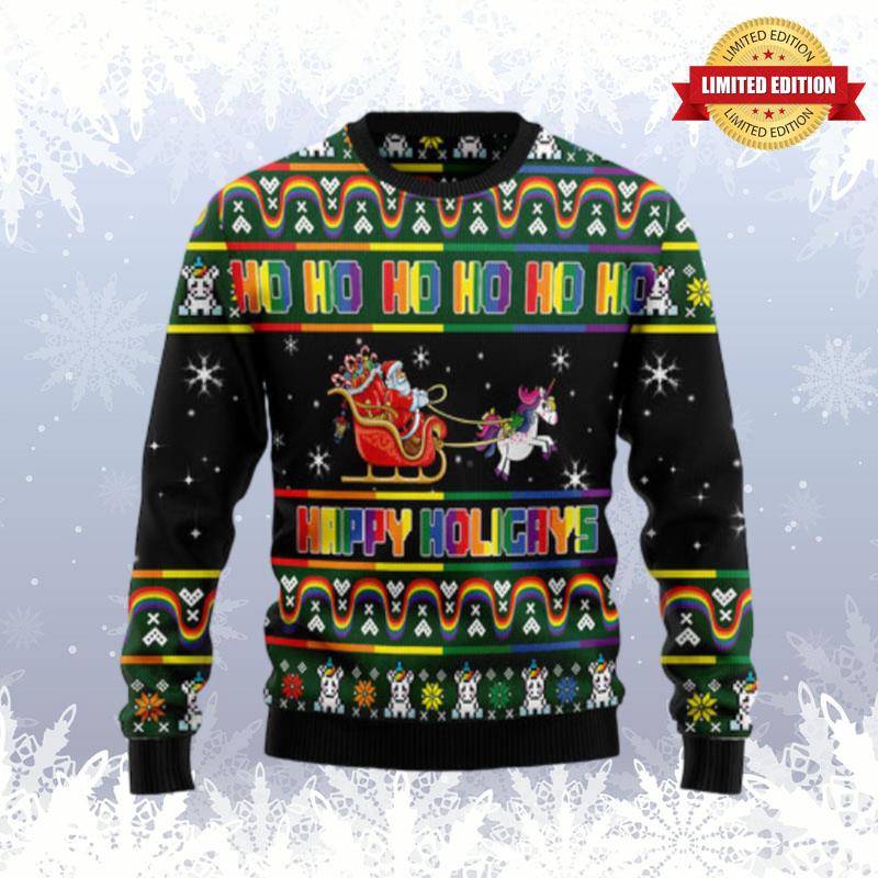 Happy Holigays Ugly Sweaters For Men Women