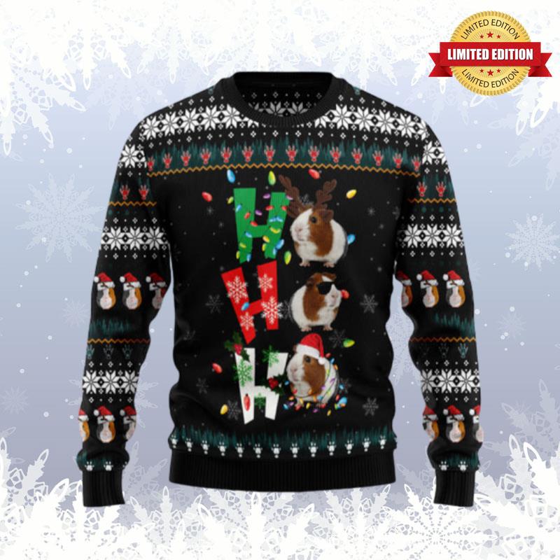 Hohoho Guinea Pig Ugly Sweaters For Men Women