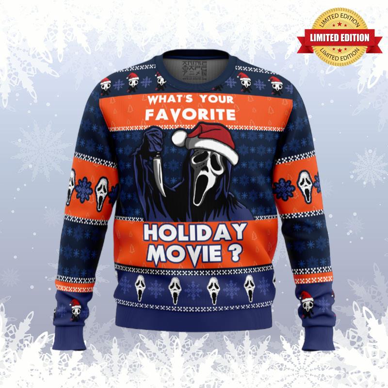 Holiday Scream Ugly Sweaters For Men Women