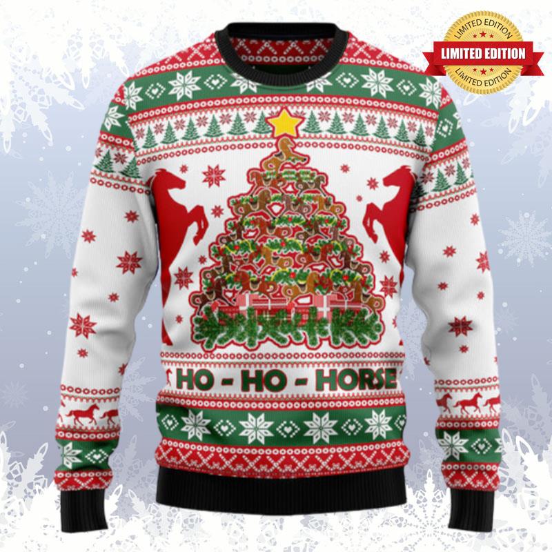 Horse Christmas Tree TY249 Ugly Christmas Sweater Ugly Sweaters For Men ...
