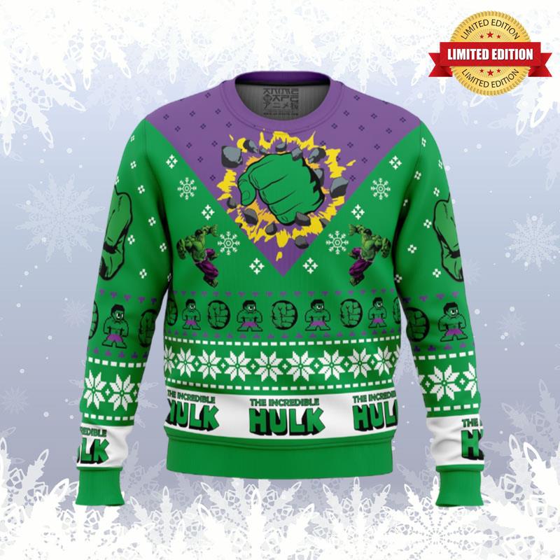 I'm Always Angry The Incredible Hulk Marvel Ugly Sweaters For Men Women