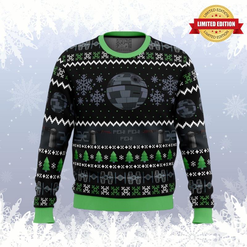 Imperial Death Star Star Wars Ugly Sweaters For Men Women - RugControl