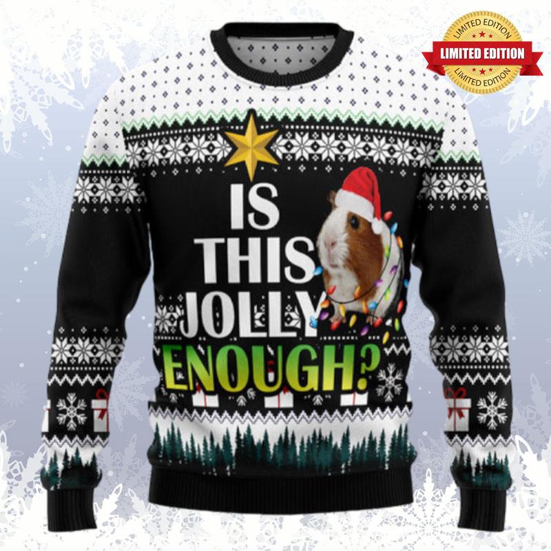 Is It Jolly Enough Guinea Pig Ugly Sweaters For Men Women