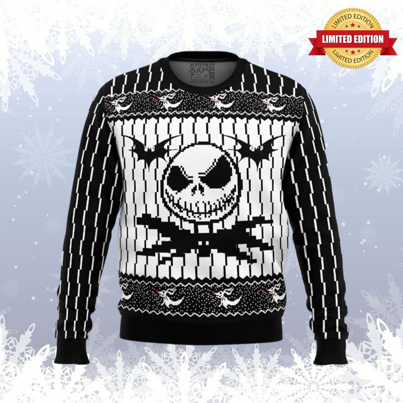 Jack Skellington The Nightmare Before Christmas Ugly Sweaters For Men Women