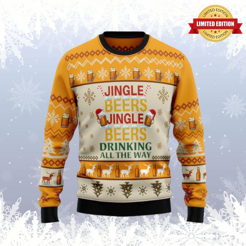 Jingle Beer Ugly Sweaters For Men Women
