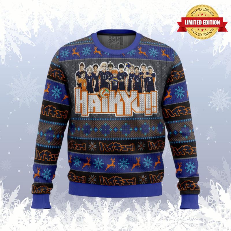 Karasuno High Haikyuu Ugly Sweaters For Men Women