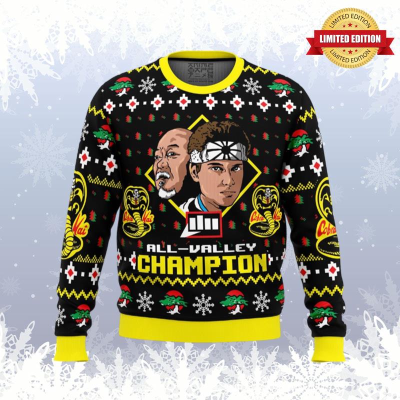 Karate Kid Christmas Ugly Sweaters For Men Women