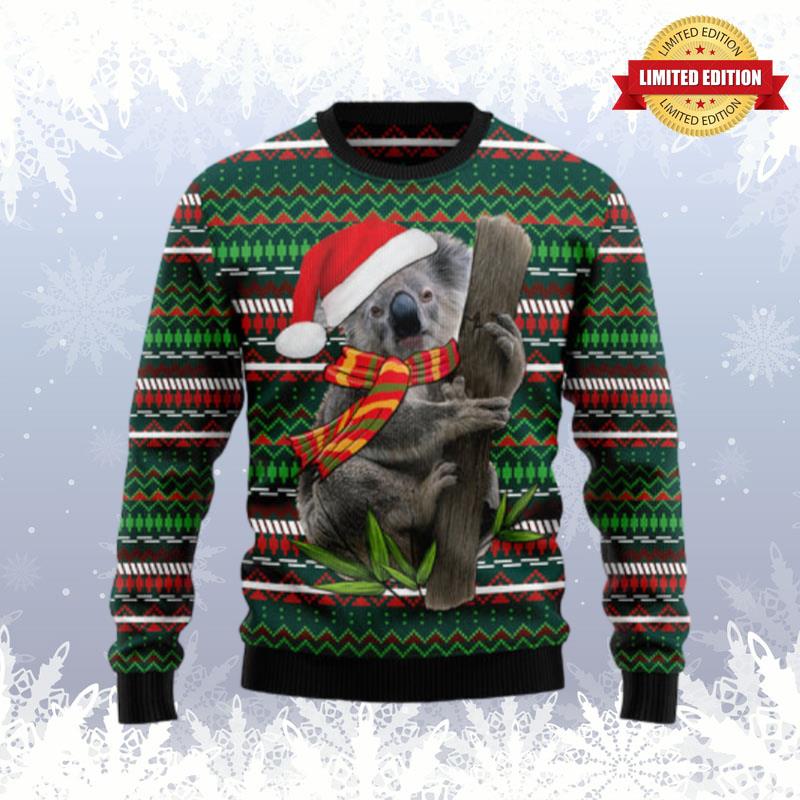 Koala And Tree Xmas Ugly Sweaters For Men Women