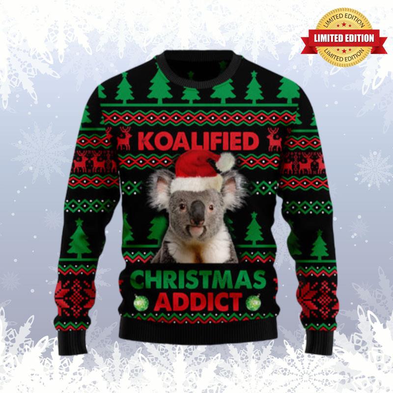 Koala Koalified Christmas Addict Ugly Sweaters For Men Women