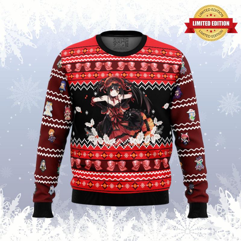 Kurumi Tokisaki Date A Live Ugly Sweaters For Men Women