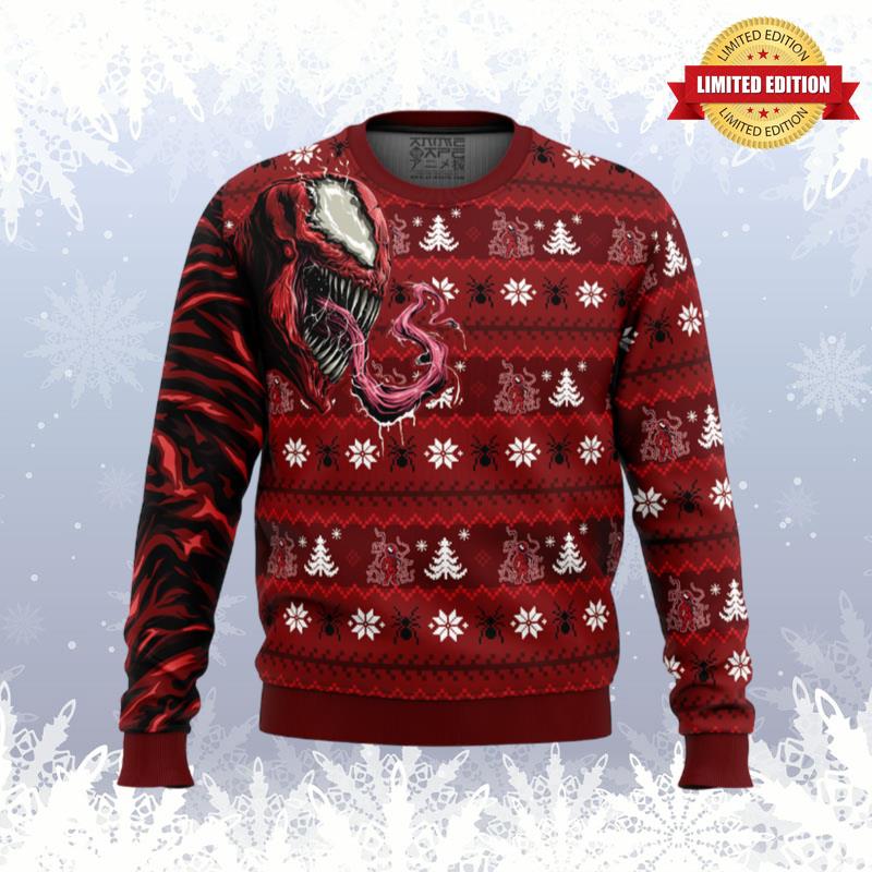 Let There Be Christmas Carnage Marvel Ugly Sweaters For Men Women
