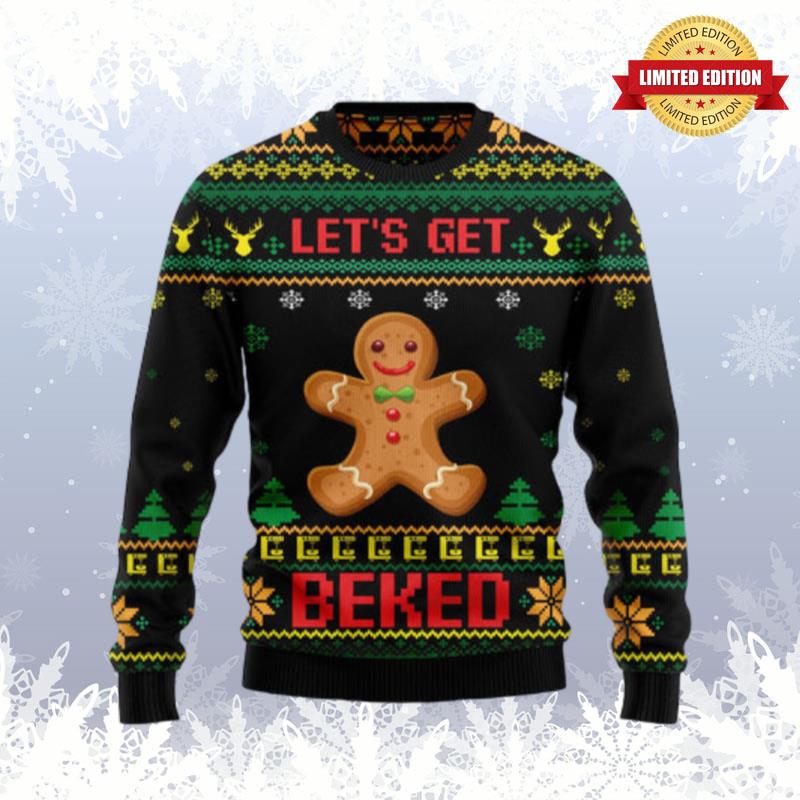 Let'S Get Baked Ugly Sweaters For Men Women