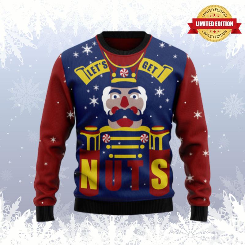 Let'S Get Nuts Nutcracker Ugly Sweaters For Men Women