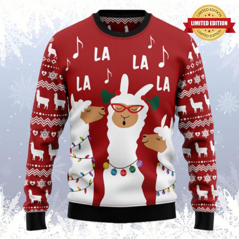 Llama La La Ugly Sweaters For Men Women