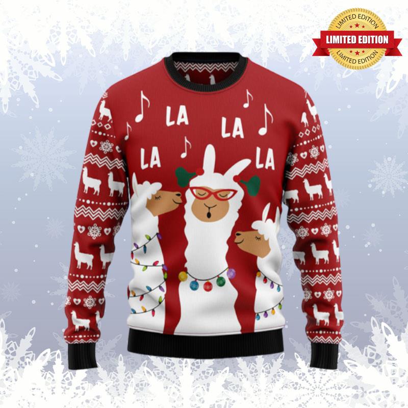 Llama La La Ugly Sweaters For Men Women