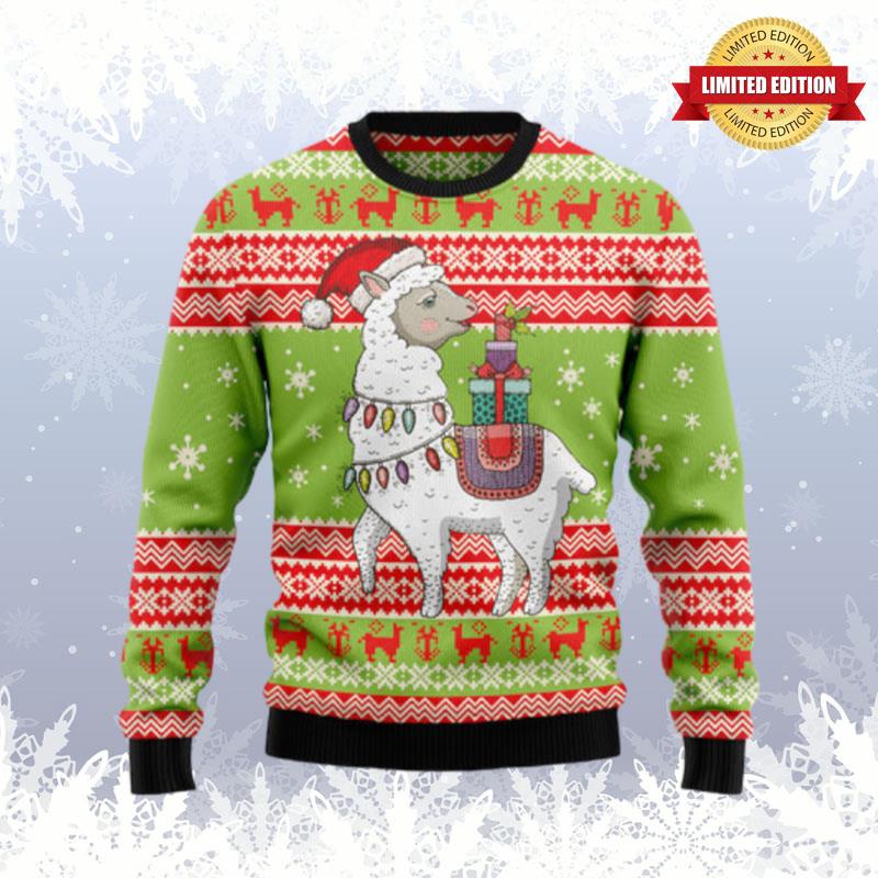 Love Llama Ugly Sweaters For Men Women