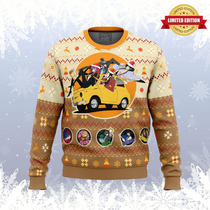 Lupin the 3rd Happy Trip Ugly Sweaters For Men Women