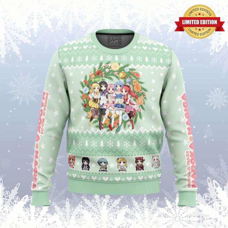 Magical Girls Puella Magi Madoka Magica Ugly Sweaters For Men Women