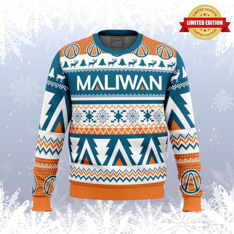 Maliwan Christmas Borderlands Ugly Sweaters For Men Women