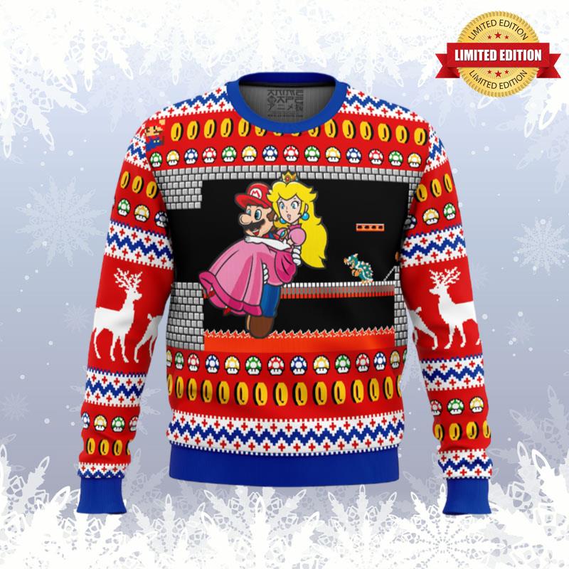 Mario Bowser's Castle Ugly Sweaters For Men Women