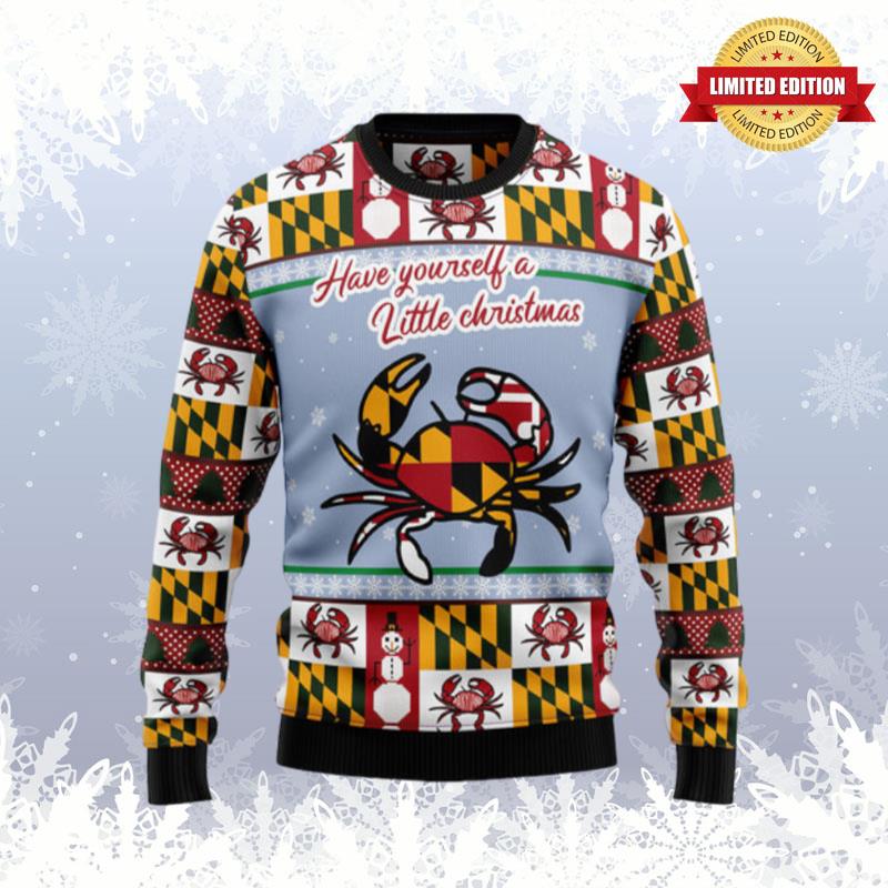 Maryland Symbols Christmas Ugly Sweaters For Men Women