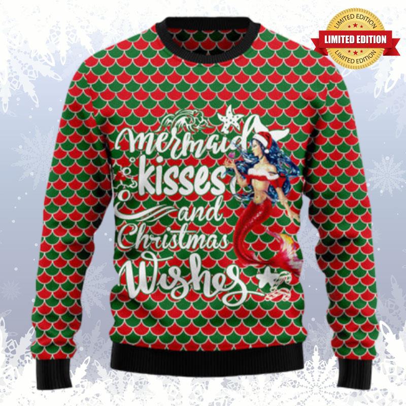 Mermaid Christmas Ugly Sweaters For Men Women