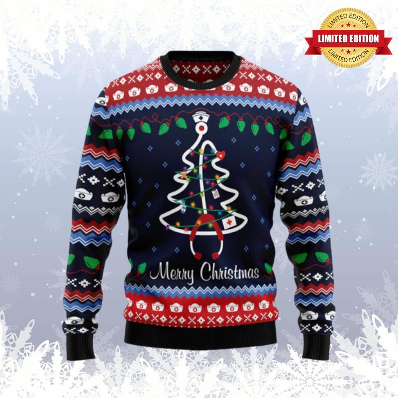Merry Christmas Nurse Ugly Sweaters For Men Women