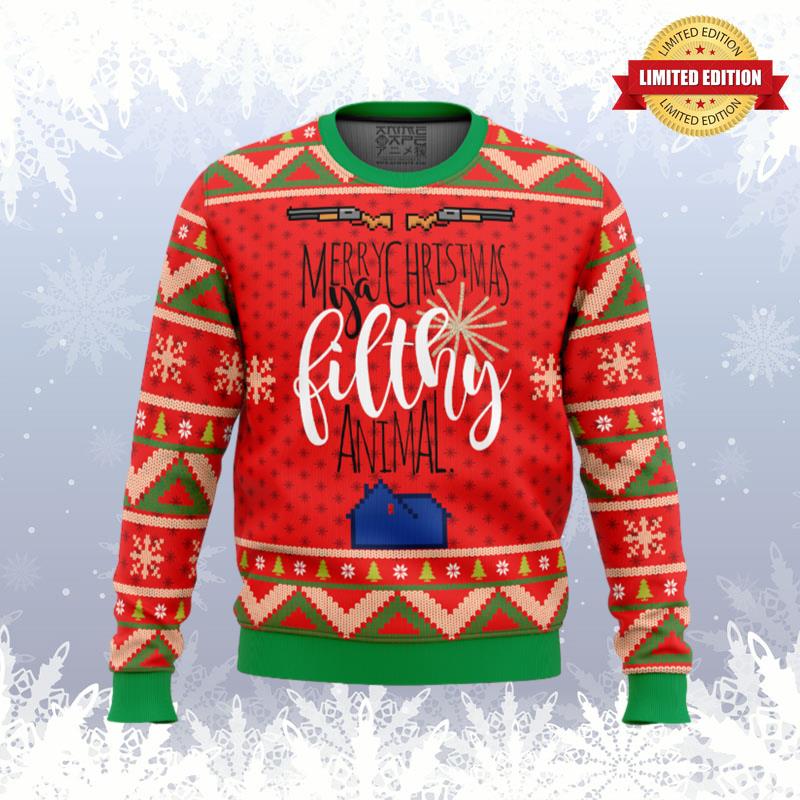 Merry Christmas Ya Filthy Animal Ugly Sweaters For Men Women