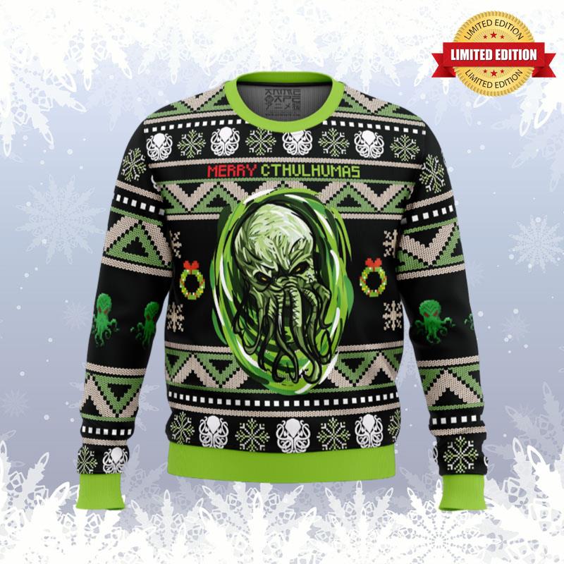 Merry Cthulhumas Cthulhu Ugly Sweaters For Men Women