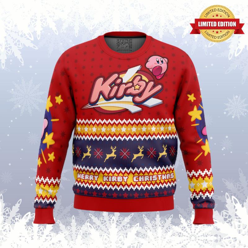 Merry Kirby Christmas Kirby Ugly Sweaters For Men Women