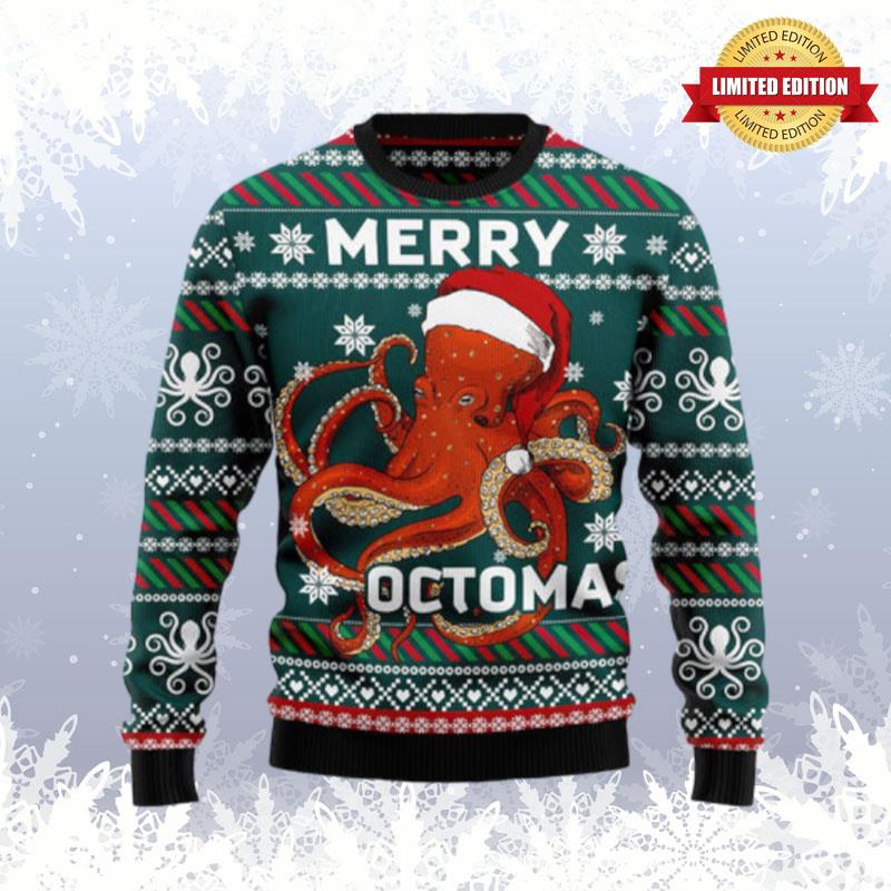 Merry Octomas 2 Ugly Sweaters For Men Women