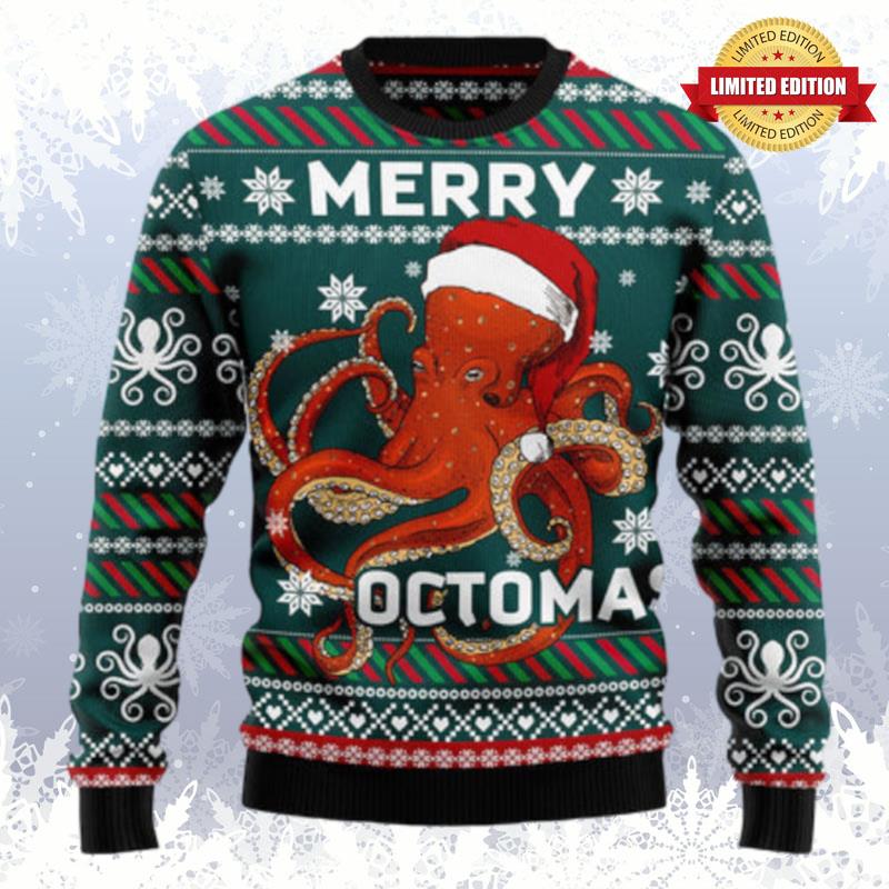 Merry Octomas TY289 Ugly Christmas Sweater Ugly Sweaters For Men Women