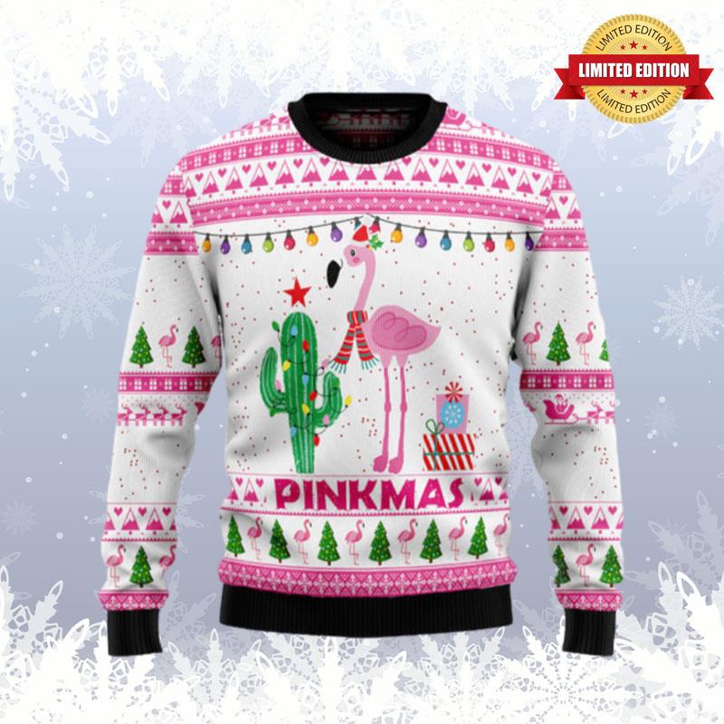 Merry Pinkmas Ugly Sweaters For Men Women