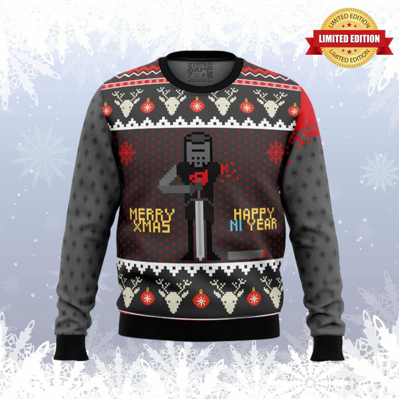 Merry Xmas and Happy Ni Year Monty Python Ugly Sweaters For Men Women