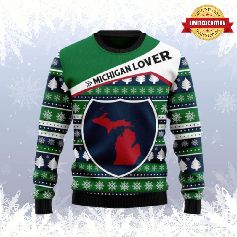 Michigan Lover Ugly Sweaters For Men Women