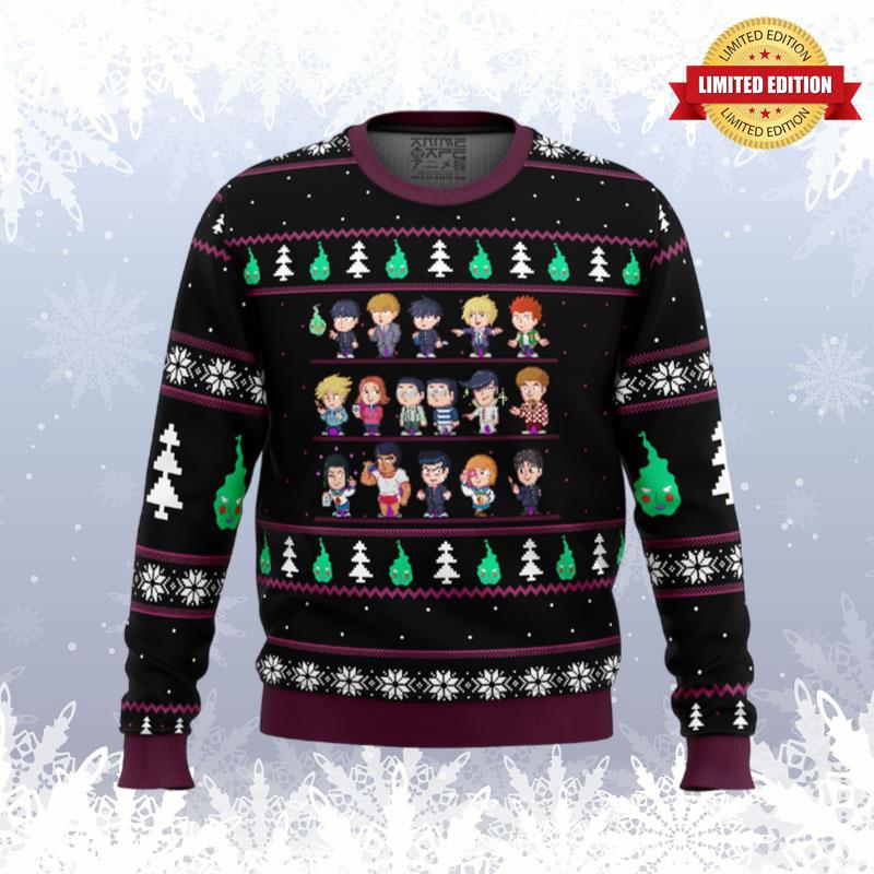 Mob Psycho 100 Sprites Ugly Sweaters For Men Women