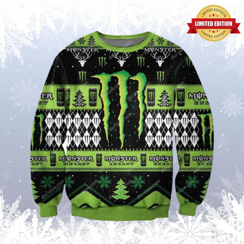 Molson Canadian 3D Christmas Knitting Pattern Ugly Sweaters For Men Women